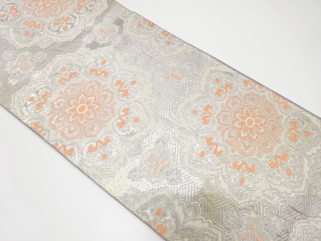 アンティーク　華紋織り出し袋帯（材料）